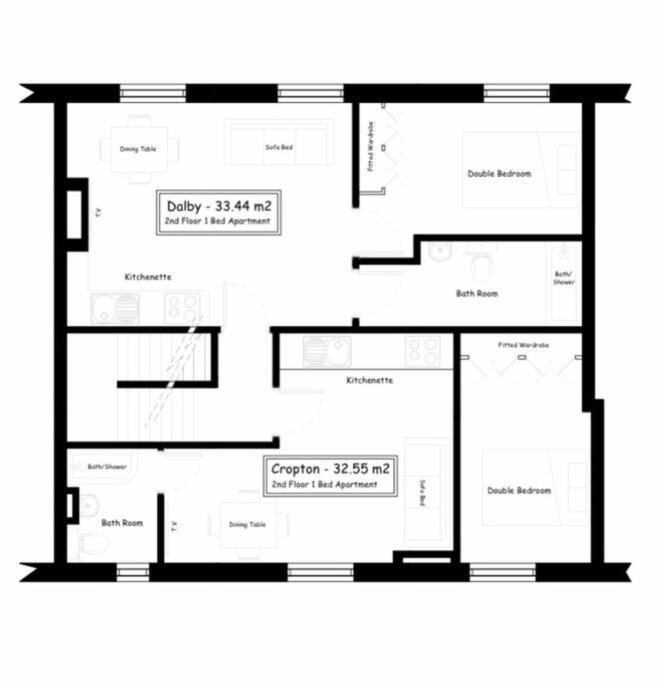 Lettered Board Apartments 1, 2 & 3 皮克林 外观 照片